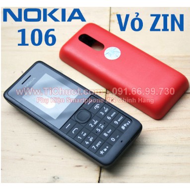 Vỏ phím NOKIA 106 ZIN Chính Hãng tem FPT