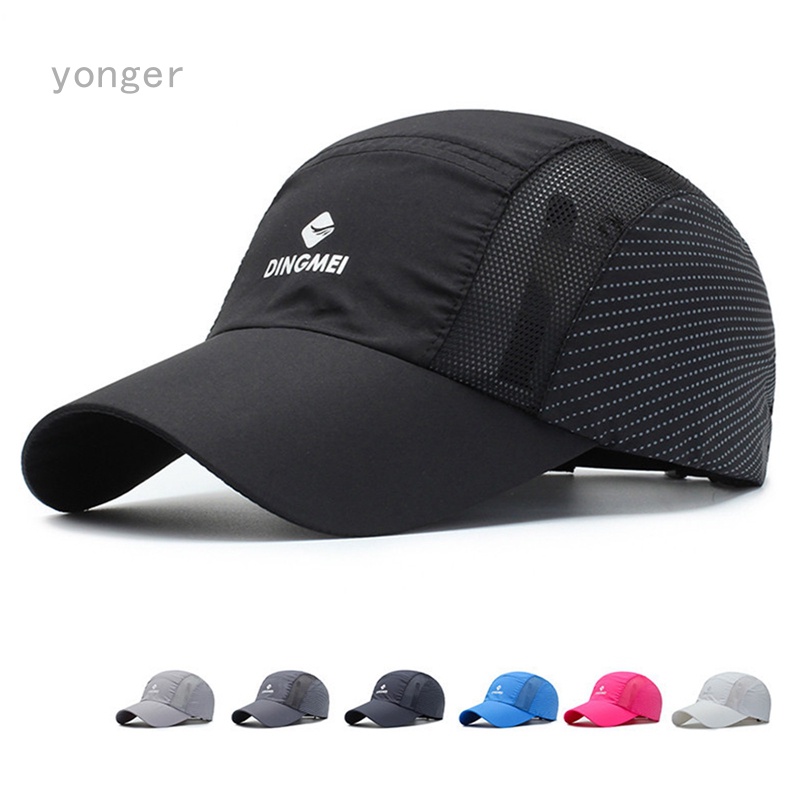 Mũ Lưỡi Trai Phối Lưới Siêu Mỏng Thoáng Khí Nhanh Khô Thời Trang Mùa Hè Cho Nam