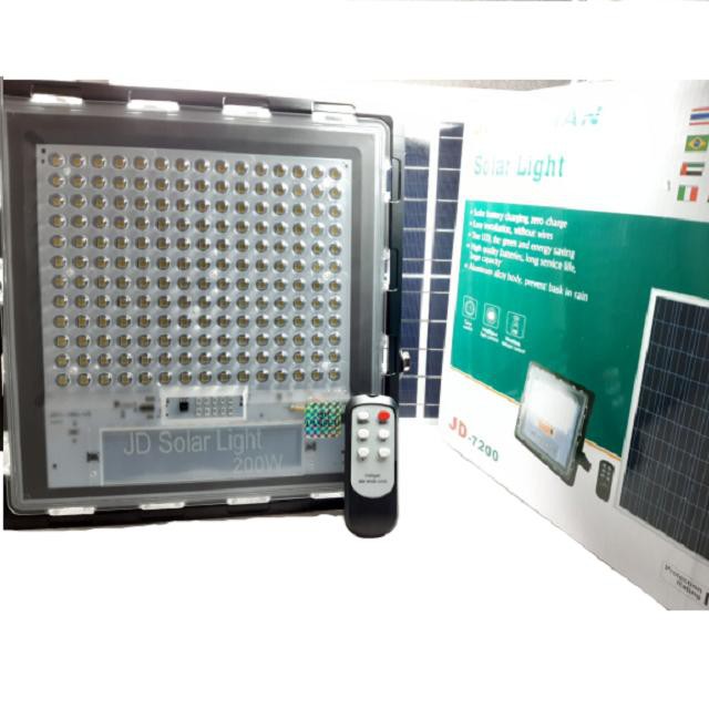 Đèn pha LED năng lượng mặt trời 200W JINDIAN JD-7200 - Điện Việt