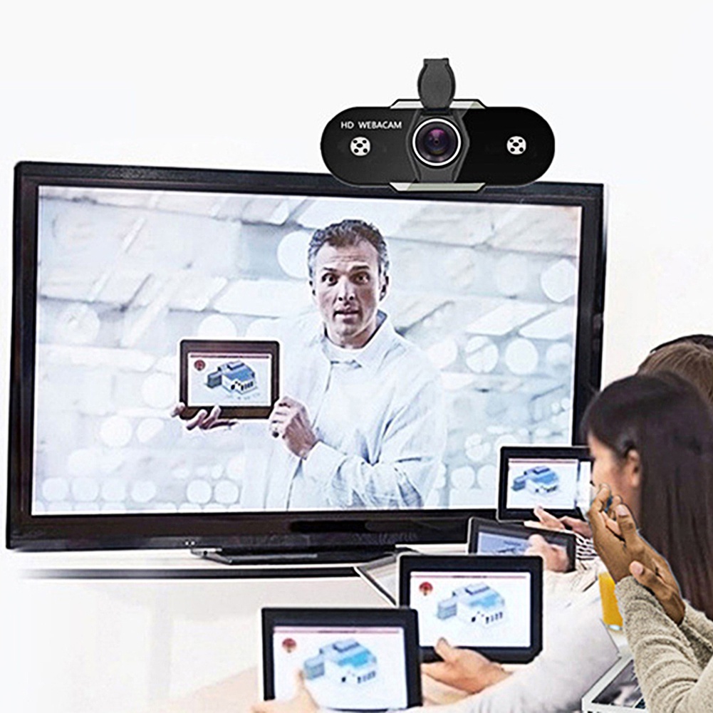 Webcam Hd Có Mic Chống Nhìn Trộm Hỗ Trợ Quay Video Live Stream