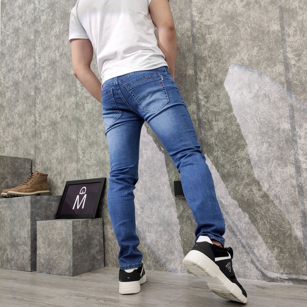 Quần jean nam vải co giãn bền đẹp , quần jeans nam