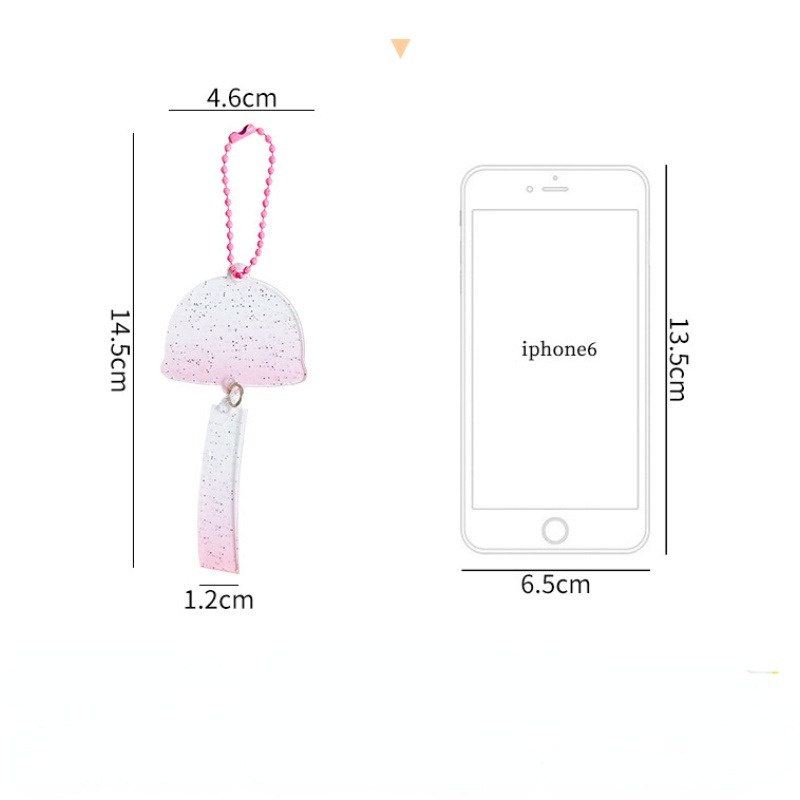Móc khóa nhựa acrylic tự trang trí sticker có tặng kèm sticker chibi kèm theo - GSK176