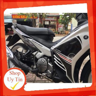 Tem xe exciter 135 2011 Lc trắng đen