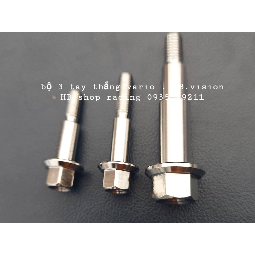 Ốc Salaya inox 304 Bộ 3 Con Tay Thắng Vario/AB/ Vision