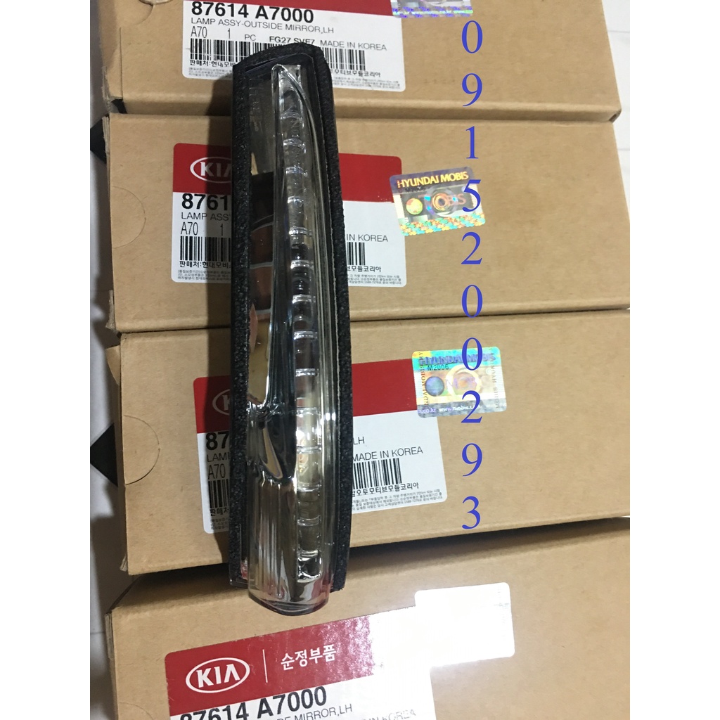 87624A7000 Đèn xi nhan gương phải Kia K3, Kia Cerato 2016-2018