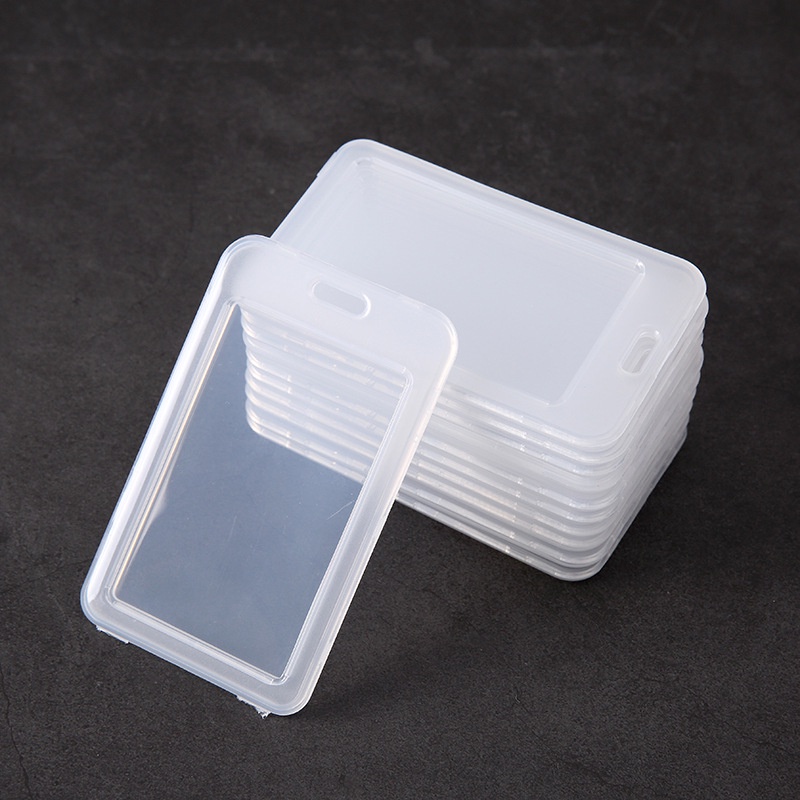 Bao Da Đựng Thẻ ID / Danh Thiếp Nắp Lật Cho Học Sinh Giá Đỡ