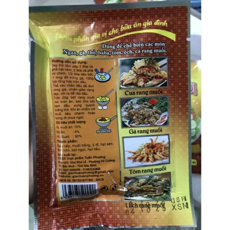 bột Rang muối tuấn phương gói 45g