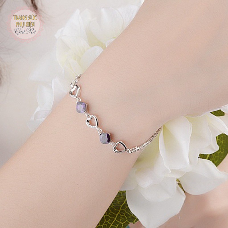 Vòng tay trái tim LT49 xinh xắn S925
