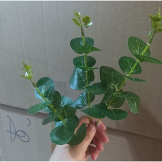 1 Nhánh lá táo giả, Lá táo rời. Dùng bó hoa sáp. Yrang trí giỏ hoa sáp