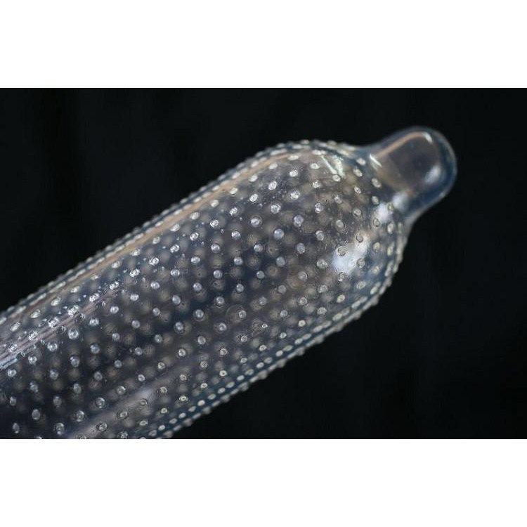 Bao cao suFreeshipOkamoto Hot Dot – 1.350 hạt gai nổi toàn thân – Phủ gel tạo cảm giác ấm áp