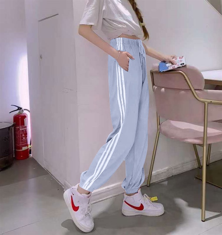 Quần thể thao kiểu dài ống bó phong cách Hàn Quốc năng động cho nữ | BigBuy360 - bigbuy360.vn