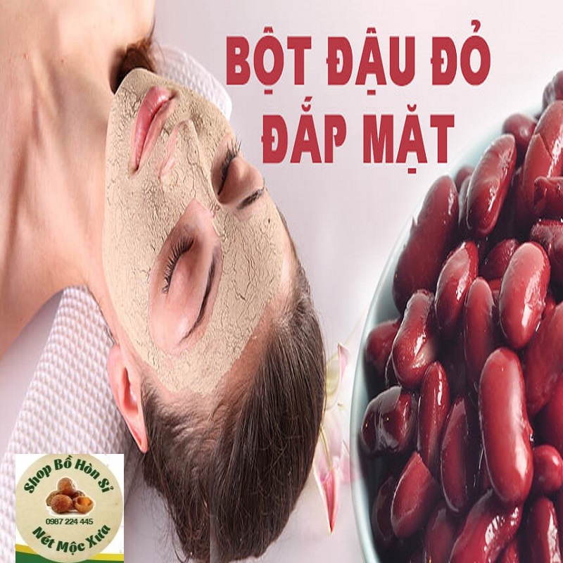 Bột đậu đỏ nguyên chất nhà làm