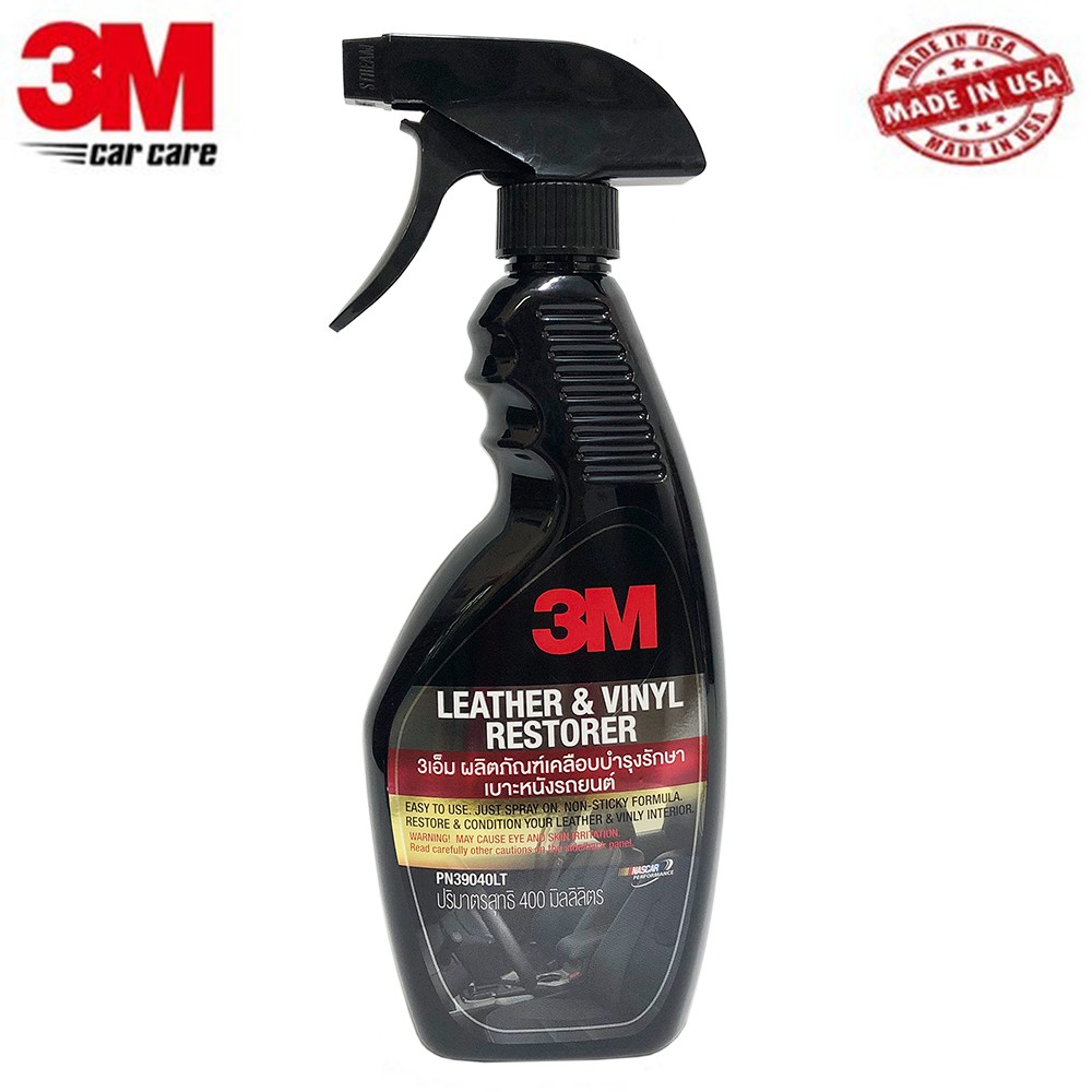 Làm Sạch Và Bảo Dưỡng Da Trong Xe 3M Leather And Vinyl Restorer 400ml