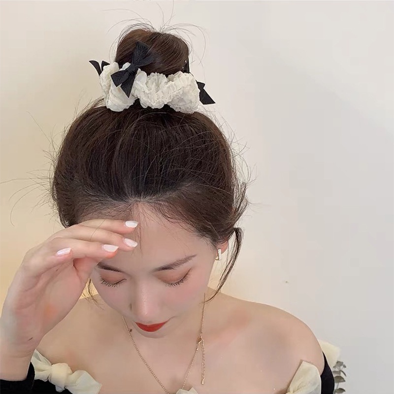 Dây Buộc Tóc Cao Su Co Giãn Thời Trang Hàn Quốc Cho Nữ