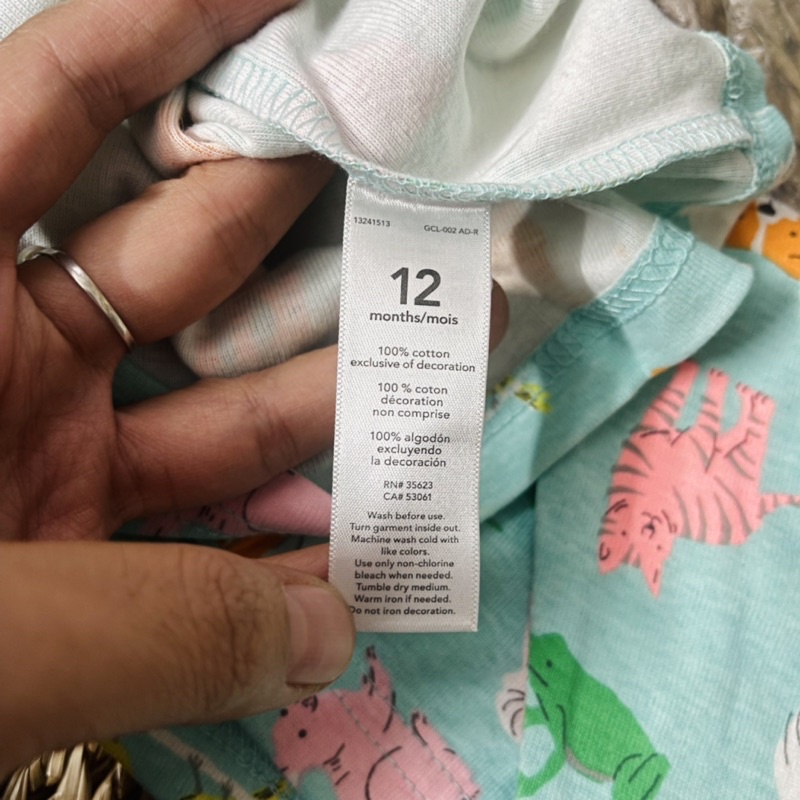 Bộ ngủ thú rừng size 9m-8y