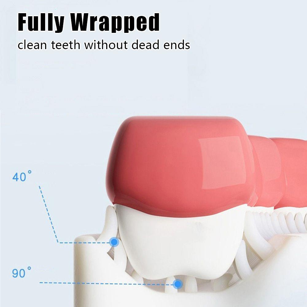 NIUYOU Bàn Chải Đánh Răng Bằng Silicon Mềm Không Mùi Thiết Kế Hình Chữ U An Toàn Cho