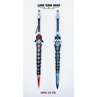 Móc khóa cặp song kiếm Băng Hoa Ma