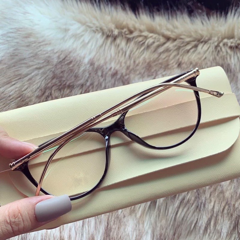 Mắt Kính mắt xếch hot girl tròng 0 độ có thể thay tròng cận Siêu Dễ Thương - Hata24h