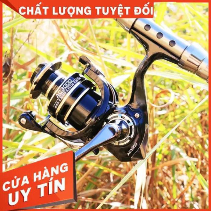 Máy Câu Cá Deukio AC [ HÀNG SIÊU NET ]Máy Câu Cá Cao Cấp Full Kim Loại Deukio - Sanami Fishing nhẹ, bền, quay êm mượt