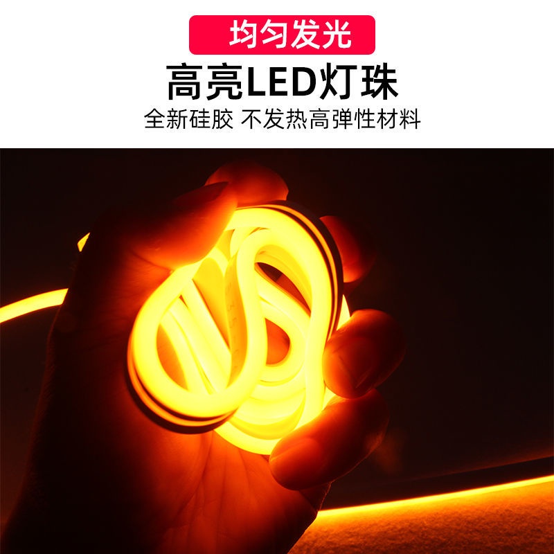 Dải Đèn LED Chạy Ban Ngày Siêu Sáng Thông Dụng Trang Trí Xe Hơi