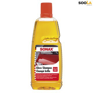 NƯỚC RỬA XE OTO ĐẬM ĐẶC SONAX GLASS SHAMPOO 1L