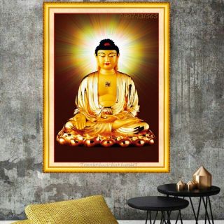 Tranh đính đá Phật Tổ Như Lai 80x110cm VS089
