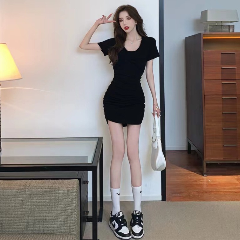 Đầm PERTY lụa quyến rũ phong cách Hàn Quốc thời trang mùa hè cho nữ