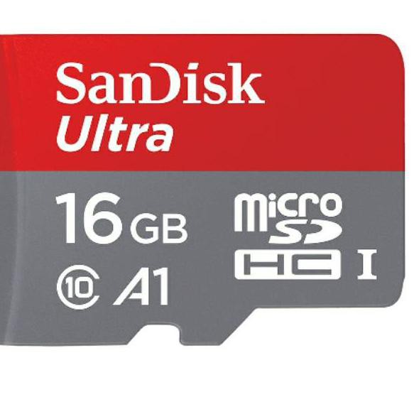 Micro Sd Sandisk Ultra Microsd 16gb A1 98mb / S Microsdhc Uhs-I
