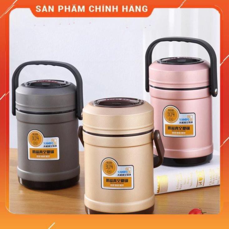 CHÍNH HÃNG - Cặp lồng inox đựng cơm giữ nhiệt cao cấp,cà mèn giữ nhiệt hàn quốc,hộp đựng cơm văn phòng 1500ml