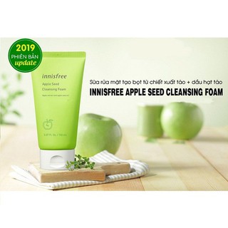 [ Innisfree ] Sửa rửa mặt táo xanh Innisfree Apple Seed Cleansing Foam