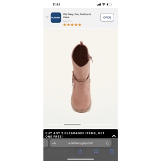 Boot bé gái da lộn hồng phối nơ