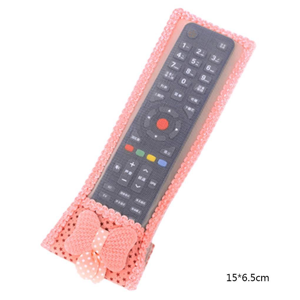 Vỏ Bọc Điều Khiển Từ Xa Chống Bụi Màu Hồng Kích Thước 21x8cm Tiện Dụng Cho Máy Lạnh / Máy Điều Hòa
