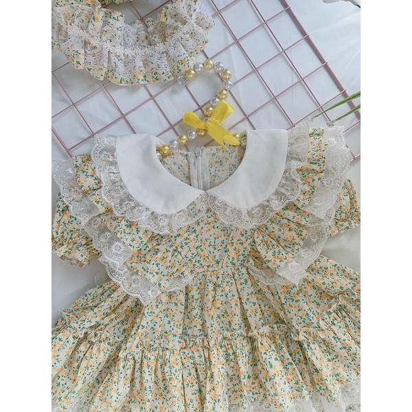 Váy công chúa Váy Lolita hoa nhí tiểu thư cho bé