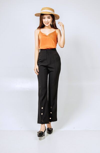 Quần loe cài 3 cúc gấu | BigBuy360 - bigbuy360.vn