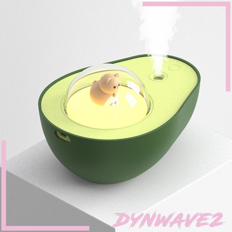 [DYNWAVE2]USB Portable Air Humidifier Avocad Aroma Diffuser Mist Maker For Home Office