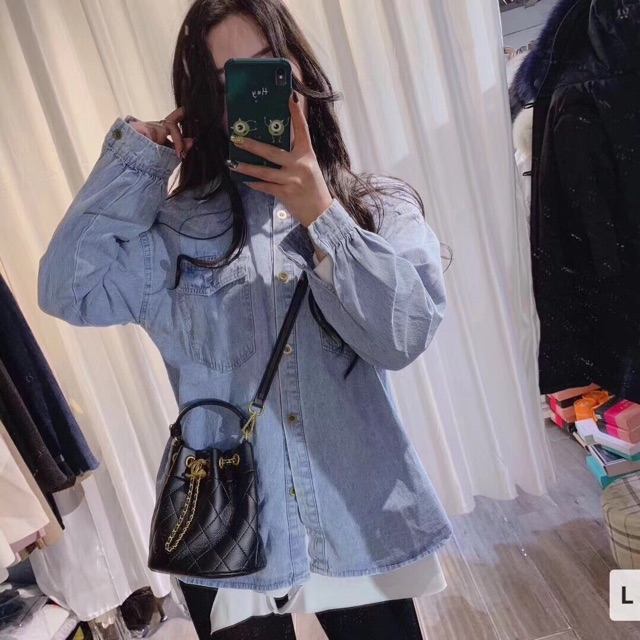 Túi gút dây chất da pu hàng full hộp