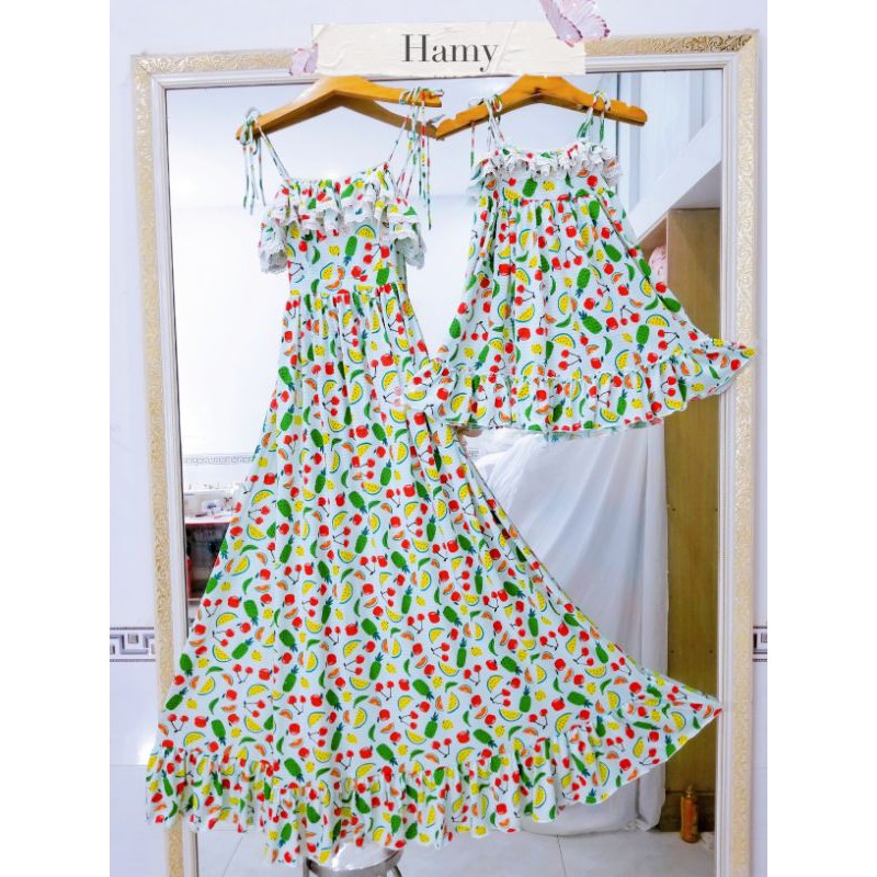 Đầm mẹ và bé