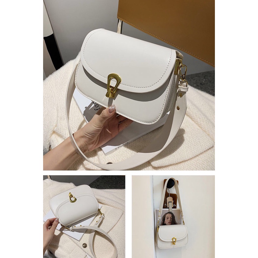 Túi đeo vai kẹp nách đeo chéo da mềm khóa giọt lệ cao cấp - Túi xinh mint store PK 396