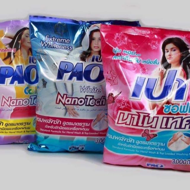 BỘT GIẶT PAO 3KG THÁI LAN