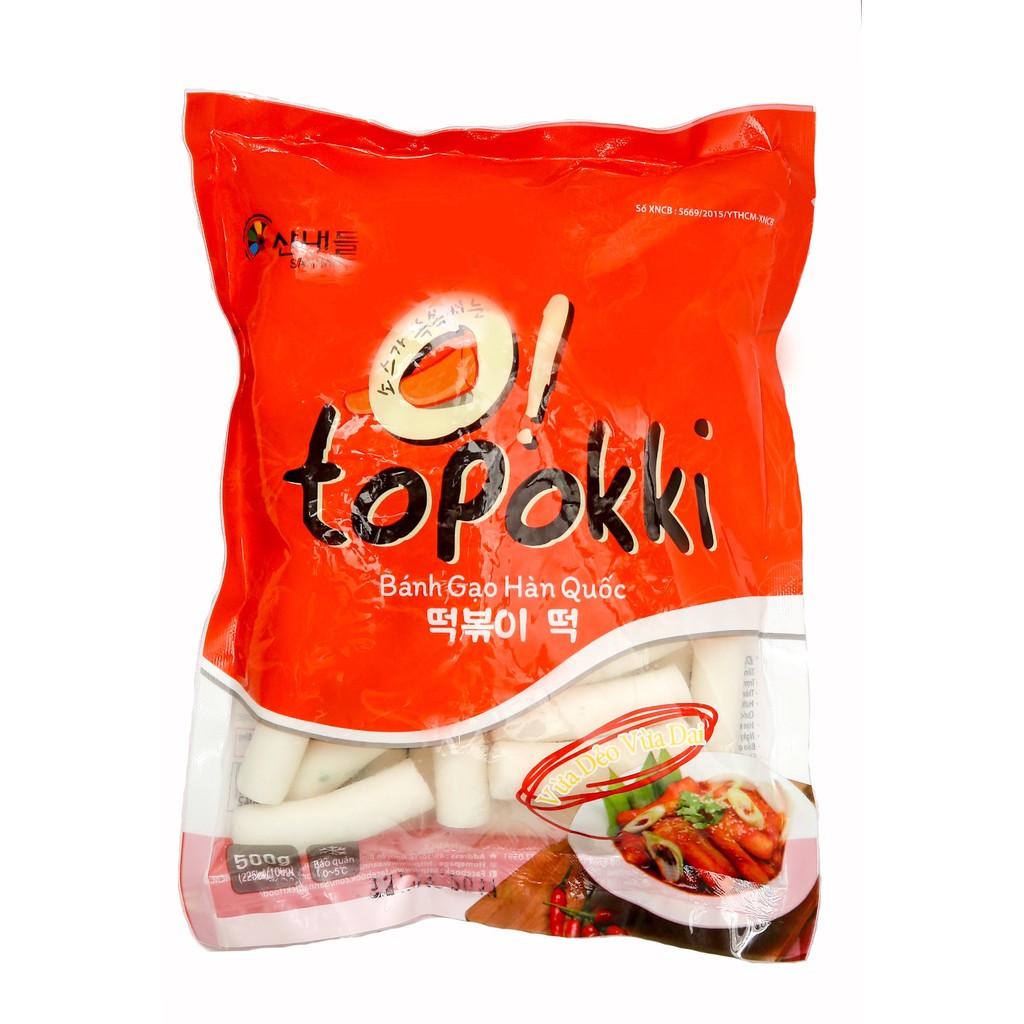 Bán gạo Tokbokki Hàn Quốc gói 500gr