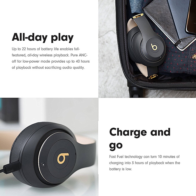 Tai Nghe Chụp Tai Không Dây Kết Nối Bluetooth Âm Thanh Siêu Trầm Có Micro