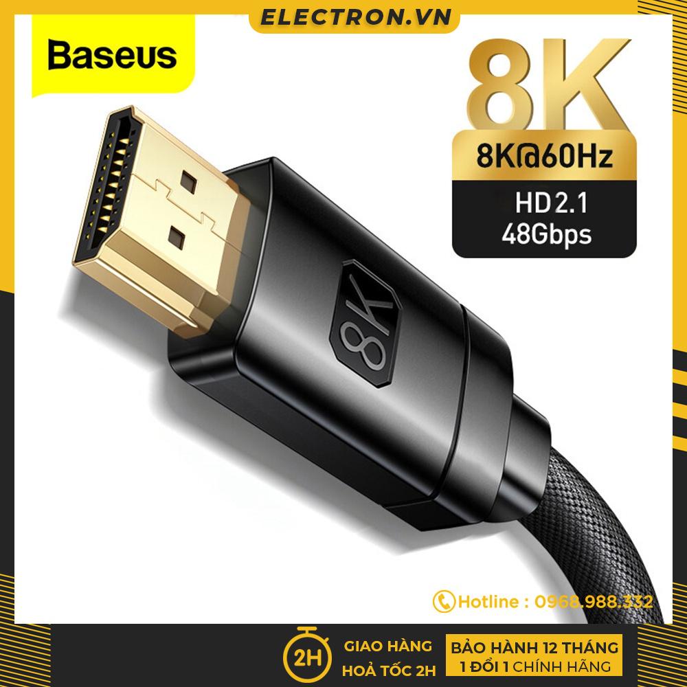 Cáp HDMI kỹ thuật số Baseus 8K/60Hz 4K/120HZ 48Gbps cho Xiaomi Mi Box / PS5 /PS4 / laptop / TV / màn hình / máy chiếu