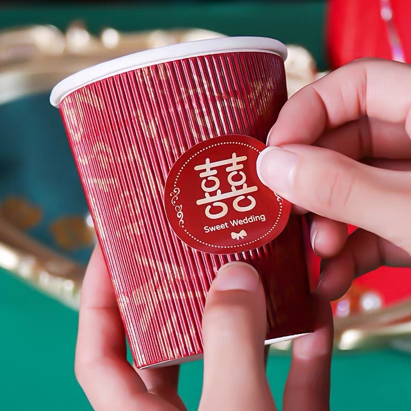 💝STICKER SONG HỶ,STICKER CÔ DÂU CHÚ RỂ TRANG TRÍ CƯỚI 💝