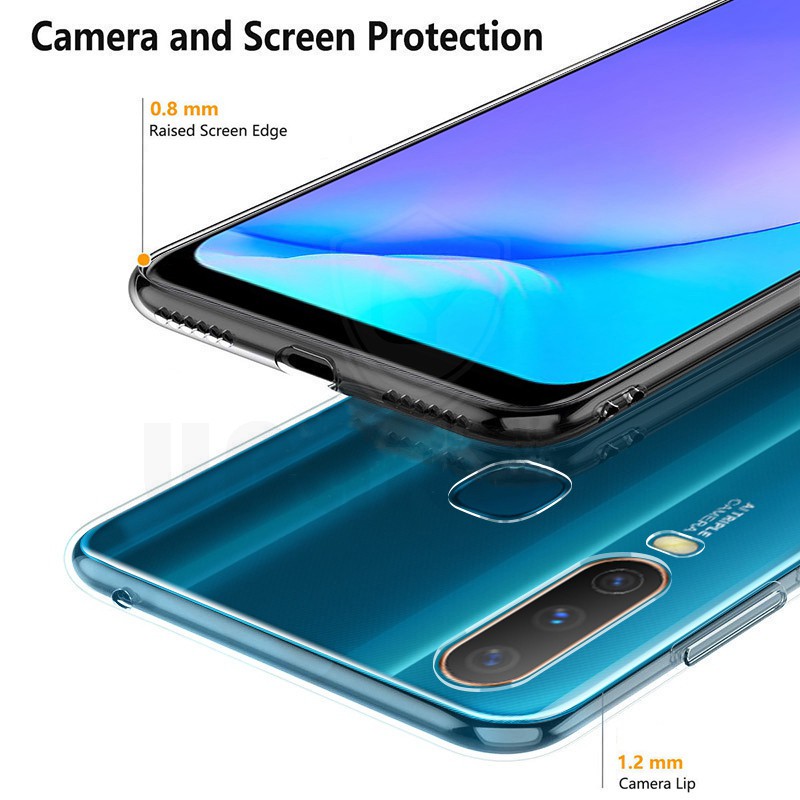 Ốp điện thoại từ nhựa dẻo TPU trong suốt cho VIVO Y15 Y 15 VIVO Y15