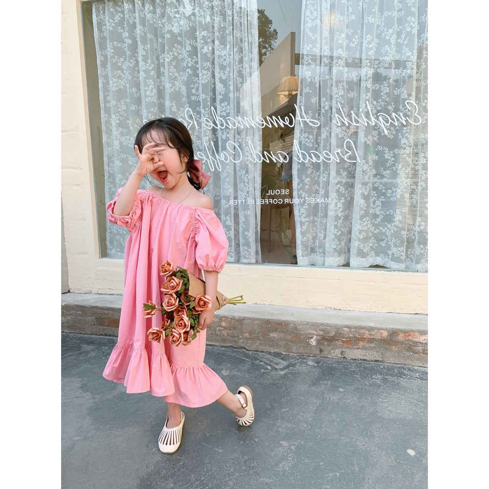 Đầm Công Chúa Hàn Quốc Cho Bé Gái