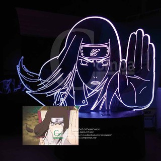 [ẢNH SHOP TỰ CHỤP] Đèn Ngủ Naruto Hyuga Neji