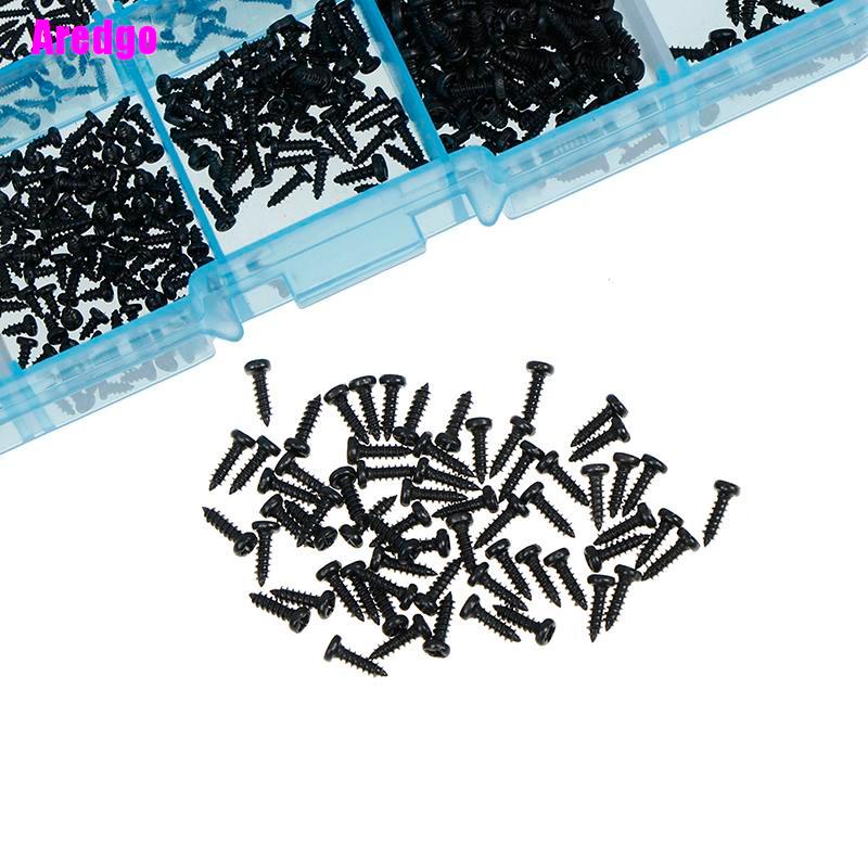 Bộ 1000 Ốc Vít Đầu Tròn M1 M1.2 M1.4 M1.7 Mix Pa Chuyên Dụng