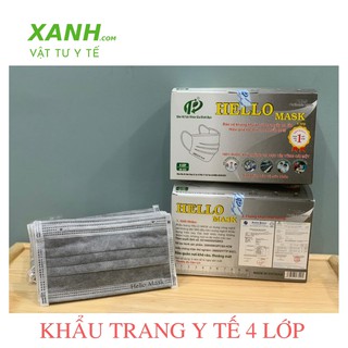 Khẩu trang y tế hello mask 4 lớp