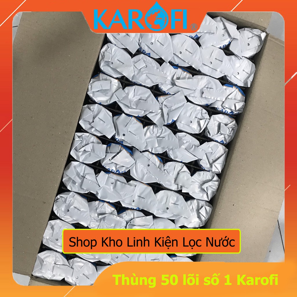 Thùng 50 Lõi Lọc Nước Số 1 Karofi Smax Duo 1 Vi Lọc Chính Hãng