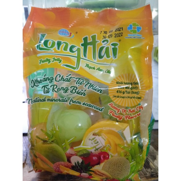 Thạch Long Hải Hương Vị Trái Cây túi 416g